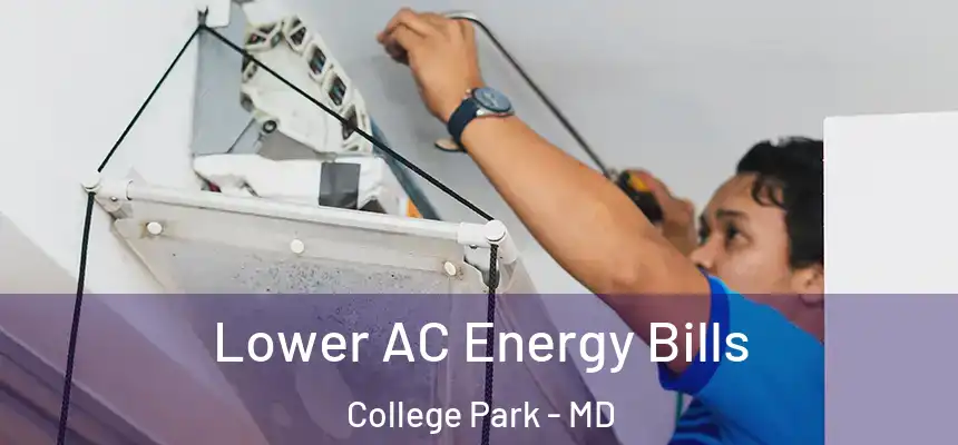 Lower AC Energy Bills College Park - MD