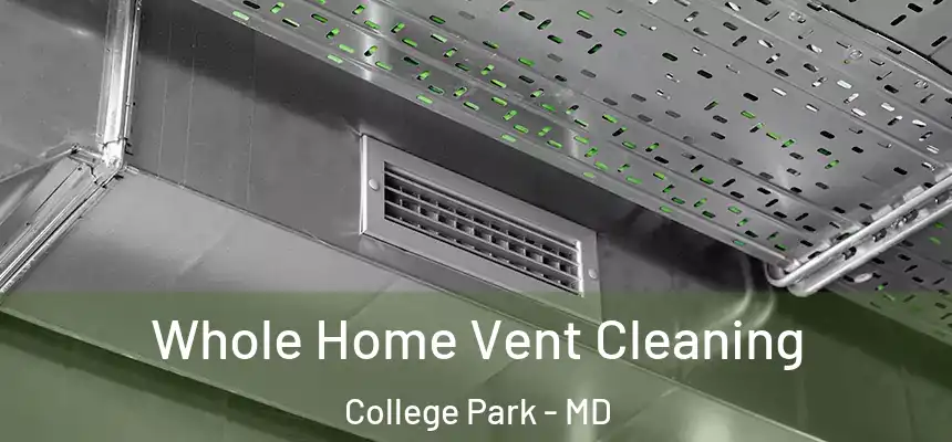 Whole Home Vent Cleaning College Park - MD